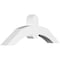 Ekena Millwork Archdale Architectural Grade PVC Gable Bracket, 36"W x 13 1/2"H x 4"D x 4"F, 9/12 Pitch GBP036X14X0404ARC00 - alternate 1